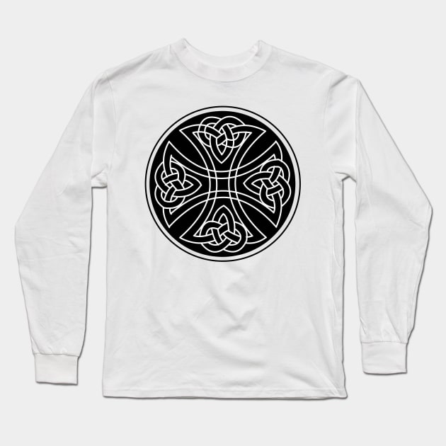 Celtic design round Long Sleeve T-Shirt by Hobbsy74